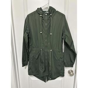 Time‎ and Tru Women's Utility Jacket in Green, Size Small